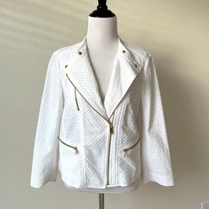 Ann Taylor Eyelet Jacket